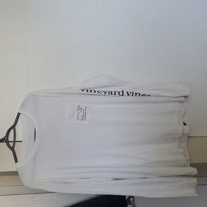 Vineyard Vines Size L Happy Holidays Christmas Long Sleeve Tee Shirt